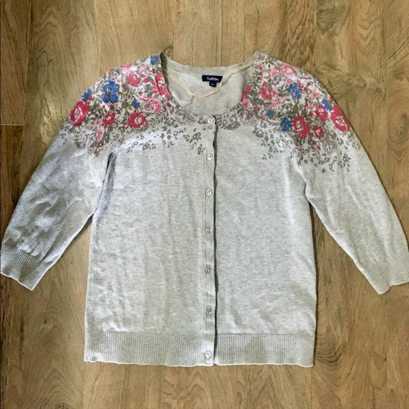 Reitmans Sweaters - Floral Cardigan